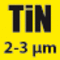 Revêtement TIN 2-3 µm